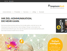 Tablet Screenshot of koopmann.de